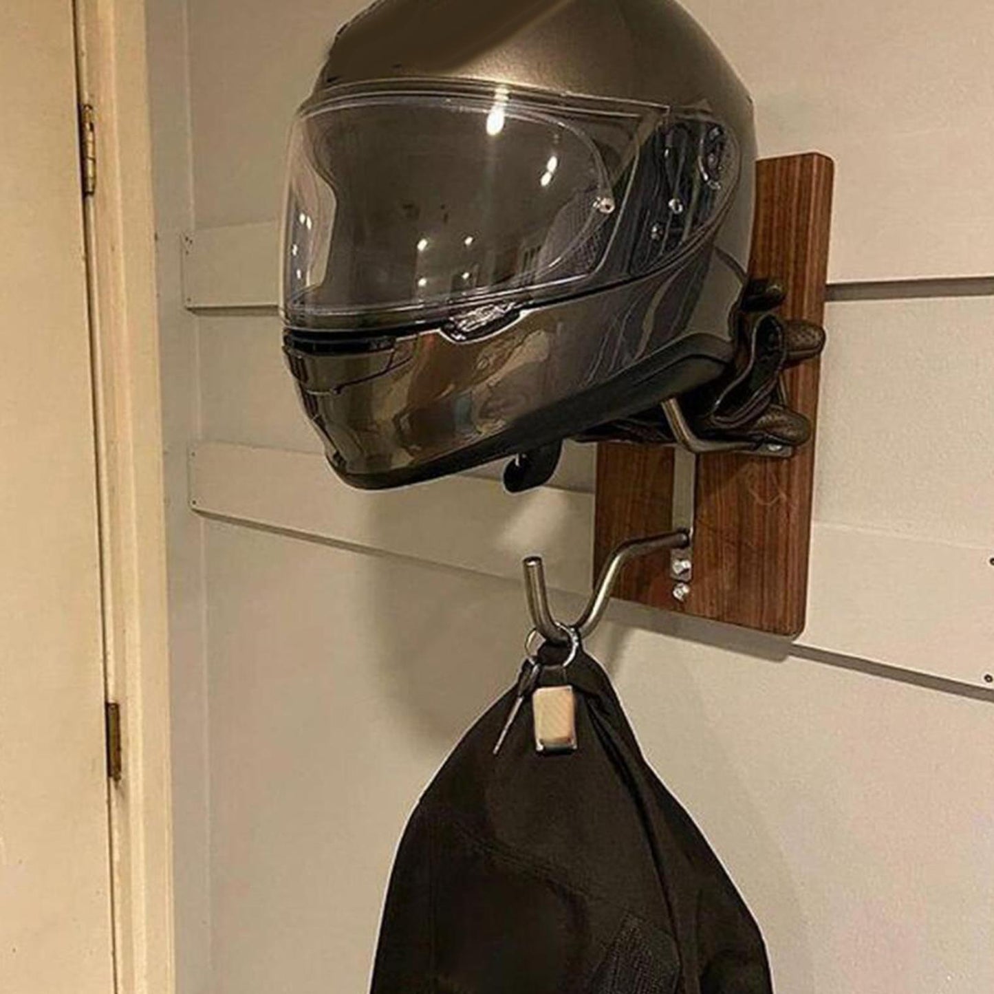 Handcrafted Industrial Helmet Holder